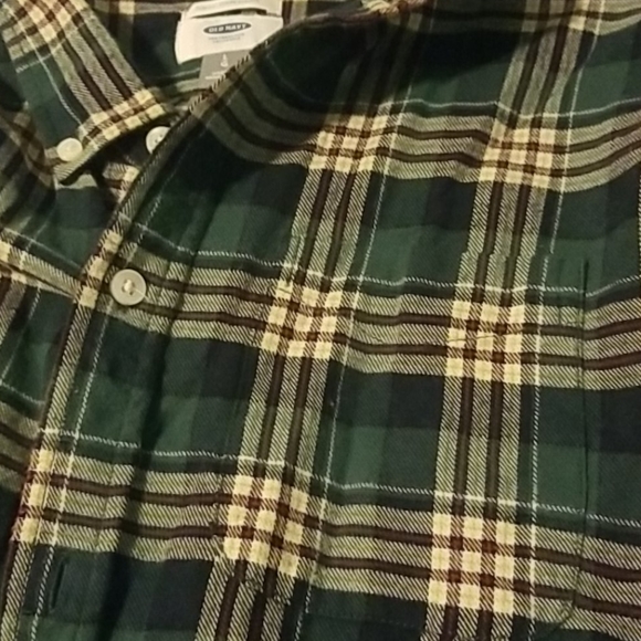 Mens plaid long sleeve button up - Picture 2 of 2